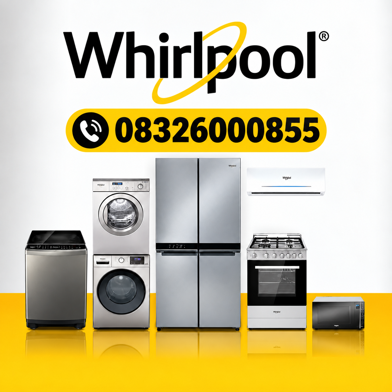 Goa We Provide Professional And Reliable Whirlpool Appliance Repair Services Across Goa. Our Trained Technicians Are Experienced In Servicing A Wide Range Of Whirlpool Home Appliances, Including Washing Machines, Refrigerators, Air Conditioners, Microwave Ovens, Dishwashers, Deep Freezers, And Other Whirlpool Appliances. Whirlpool Appliance Repair Goa